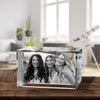 3D Crystal Laser Engraved XXLarge Brick, Laser Engraved with Your Photo, Personalized Photo Gift, 3D Laser Engraved Etched Crystal - 4 People