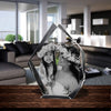 3D Crystal Laser Engraved Large Iceberg, Laser Engraved with Your Photo, Personalized Photo Gift, 3D Laser Engraved Etched Crystal - 2 People