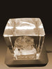 3D Crystal Laser Engraved Large Diamond, Laser Engraved with Your Photo, Personalized Photo Gift, 3D Laser Engraved Etched Crystal - 4 People