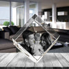 3D Crystal Laser Engraved Large Diamond, Laser Engraved with Your Photo, Personalized Photo Gift, 3D Laser Engraved Etched Crystal - 3 People