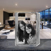 3D Crystal Laser Engraved Small Tower, Laser Engraved with Your Photo, Personalized Photo Gift, 3D Laser Engraved Etched Crystal - 1 Person